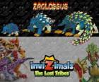 Zaglossus, последняя эволюция. Invizimals Затерянные племена. Invizimal напоминает дикобраз